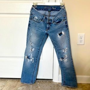 Womens capri jeans